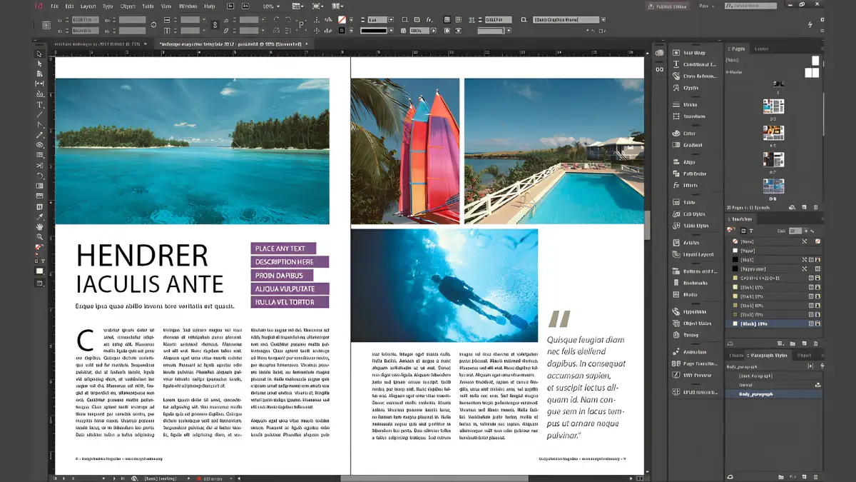 InDesign Entorno